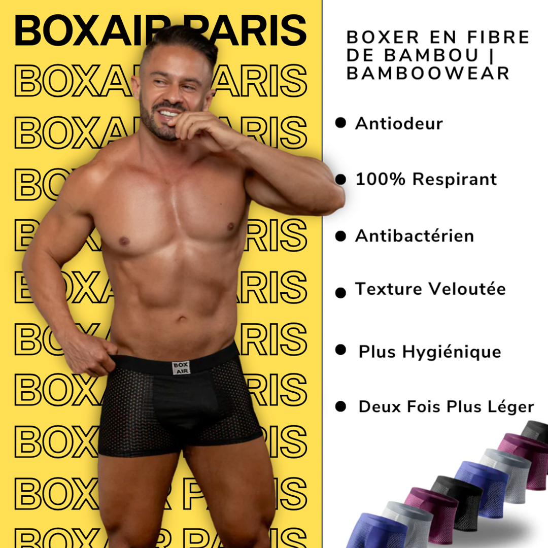 Boxer en fibre de bambou | Ultra Respirant et Résistant